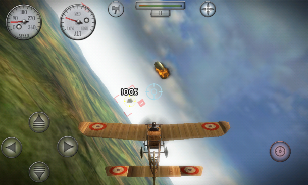 Auch Luftschiffe sind in Sky Gamblers legitime Ziele.