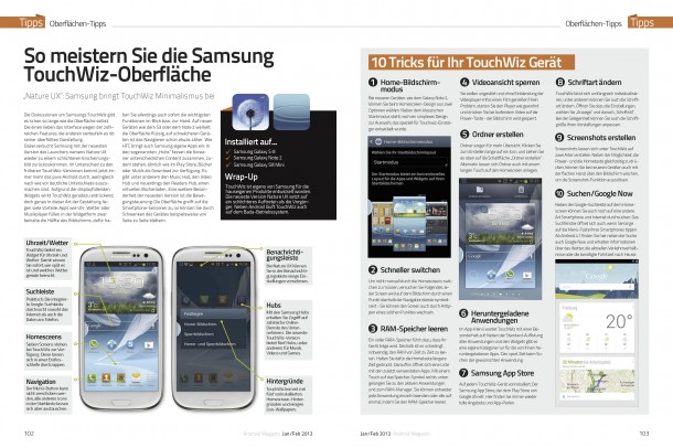 Oberflächentipps