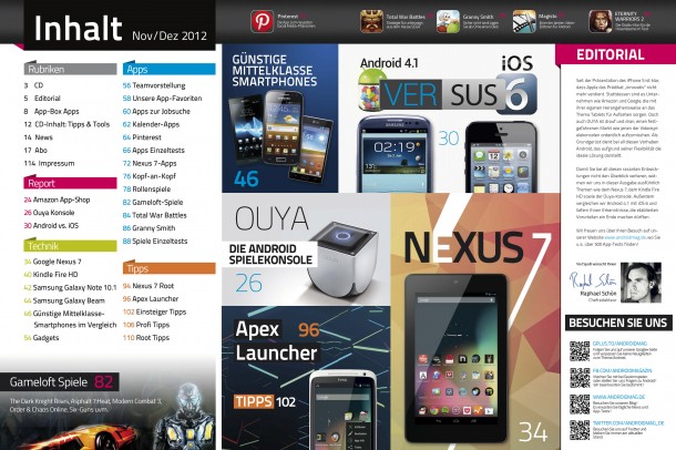 Android Magazin 9 - Inhalt