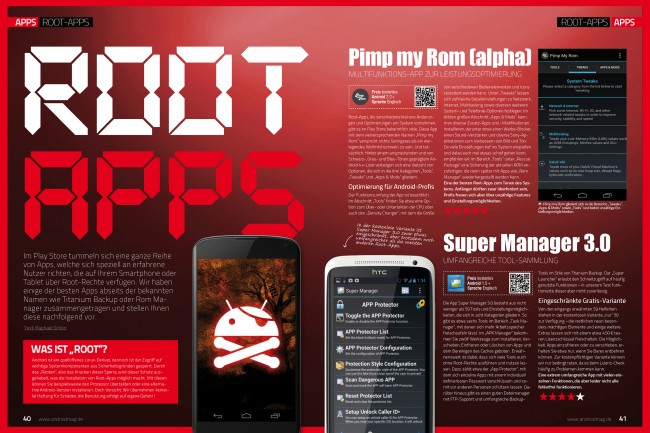 Root-Apps (2 von 6 Seiten)