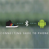 Google Talking Shoe: Interaktiver Schuh mit Smartphone-Anbindung
