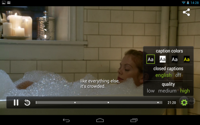 Hulu bietet in erster Linie aktuelle Serienepisoden an - inklusive Untertitel.