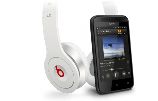 Auch das HTC Desire 200 hat die Klangoptimierung von Beats Audio mit an Board.