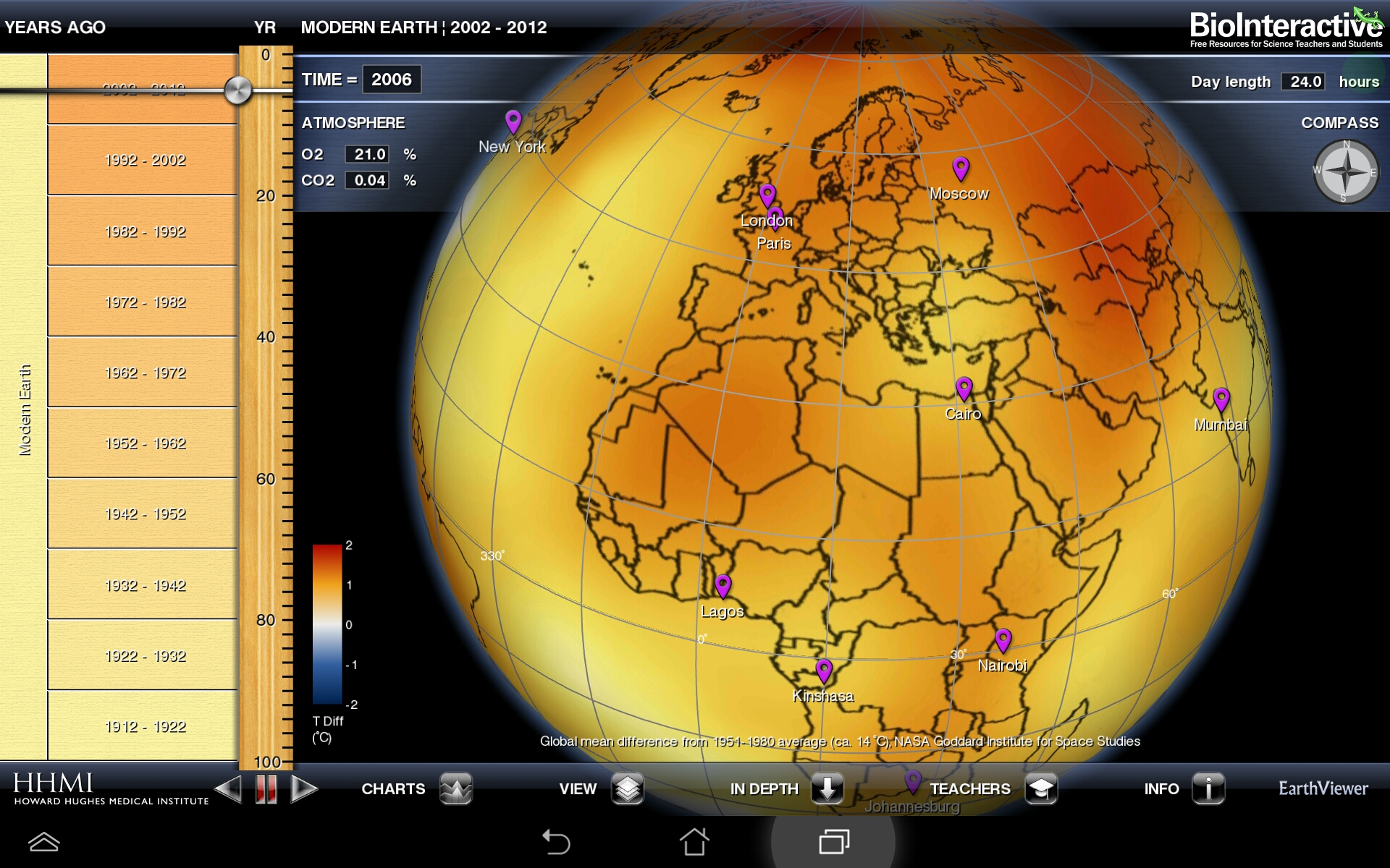 BioInteractive EarthViewer Androidmag.de