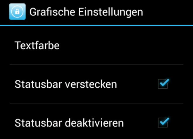 Statusleiste_ausblenden