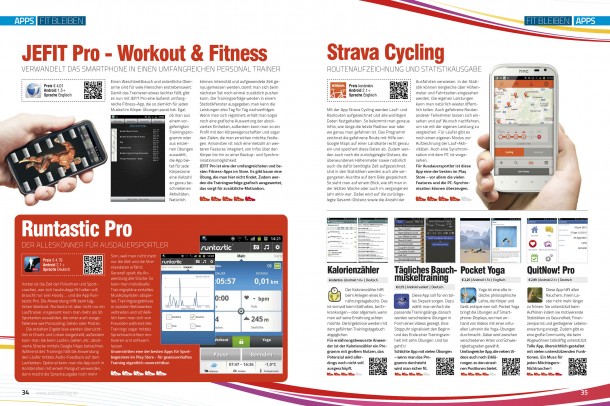 Android Apps 2 - Apps zum Fit bleiben Android Apps 2 - Apps zum Fit bleiben