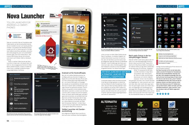 Android Apps 2 - Einzeltest Nova Launcher Android Apps 2 - Einzeltest Nova Launcher