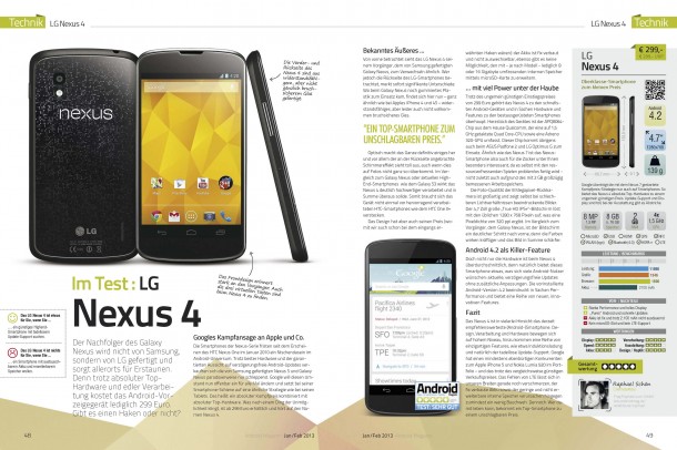 Gerätetest: LG Nexus 4