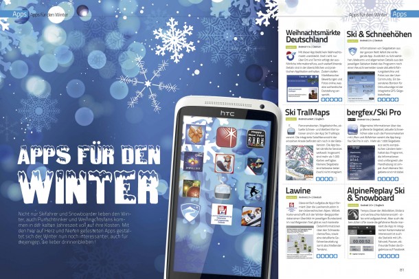 Apps für den Winter