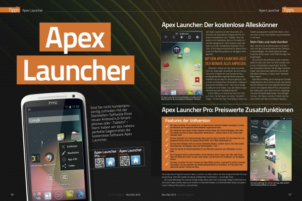 Android Magazin 9 - Apex Launcher