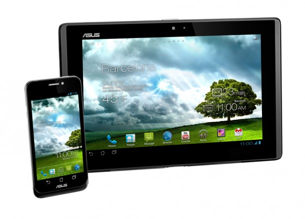 Das Asus Padphone verbindet Smartphone mit Tablet. Foto: Asus. Das Asus Padphone verbindet Smartphone mit Tablet. Foto: Asus.