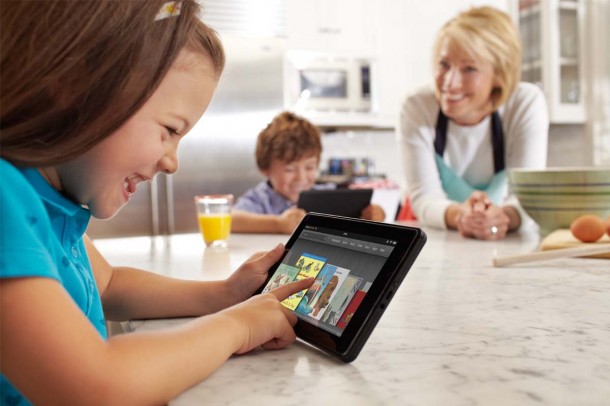 Das Amazon Kindle Fire ist eines der beliebtesten Android Tablets. Foto: Amazon.com.