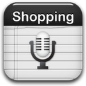 Einkaufsliste – Spracheingabe