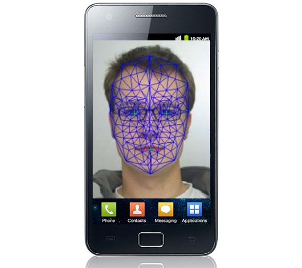 Samsung Galaxy S2: Gesichtserkennung.