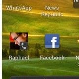 Kontakte auf den Homescreen legen