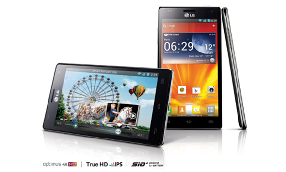Das LG Optimus 4x HD. Foto: LG Das LG Optimus 4x HD. Foto: LG