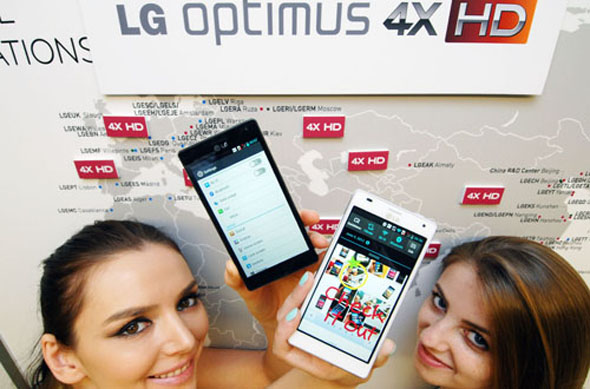 Das LG Optimus 4x HD soll bald auch in Deutschland erhältlich sein. Foto: LG.