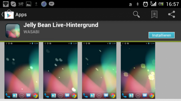 Live Wallpapers sind die effizienteste Art, die Akkulaufzeit zu verkürzen!