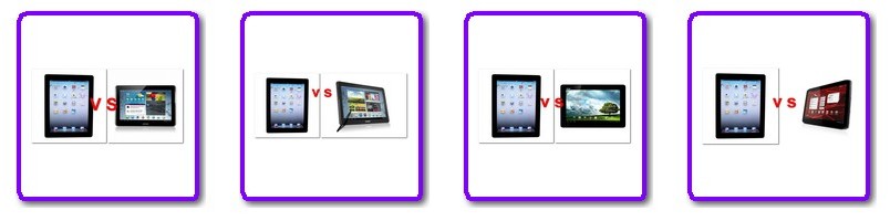 Das iPad 3 im unerbittlichen Kampf gegen die Creme de la Creme der neuen Android Tabs