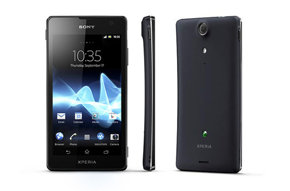 Sony Xperia GX in Schwarz. Foto: Sony