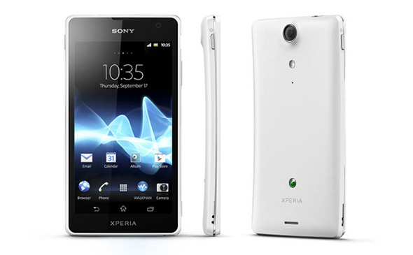 Sony Xperia GX in Weiß. Foto: Sony.
