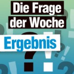 Die Frage der Woche – das Ergebnis!