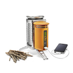 Beim Campen das Smartphone mit Hilfe eines Campingkochers laden
