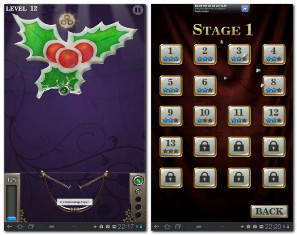 Weitere Levels müssen erst freigespielt werden. Es gilt die Keramikgebilde zu zerstören. Weitere Levels müssen erst freigespielt werden. Es gilt die Keramikgebilde zu zerstören.