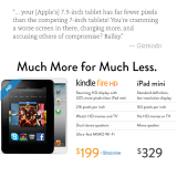 Werbeanzeige: Amazon attackiert Apples iPad Mini