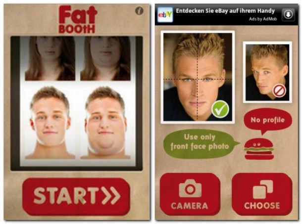 Mit Fatbooth erstellst du aus jedem Gesicht das dicke Gegenstück.