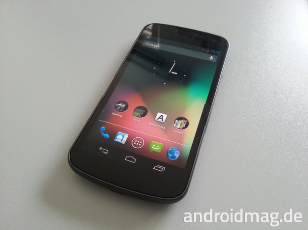 Apple sieht das Galaxy Nexus als Kopie des iPhones an. Foto: androidmag.de.