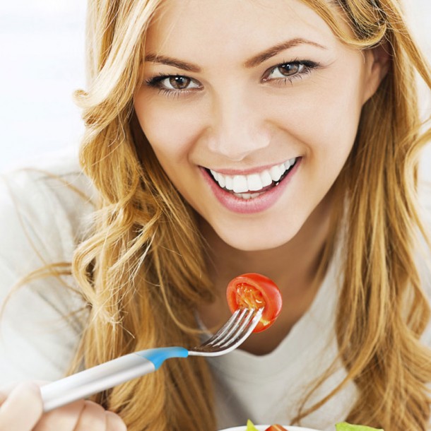 Die Android Gabel Hapifork zeichnet das Essverhalten der auf. Foto: Happilabs.