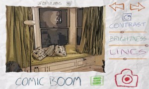 Mit der Paper Camera kann man die Umgebung in ein Comic-Bild oder in ein Aquarellgemälde verwandeln.