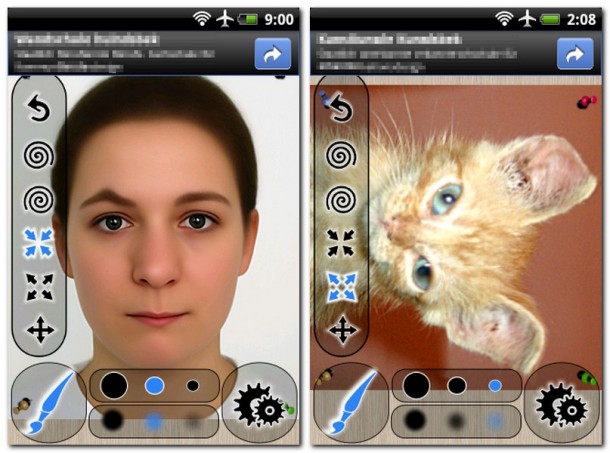 Mit dem kostenlosen Programm 'Photo Warp' ist es ein Kinderspiel, Porträtfotos zu verändern.