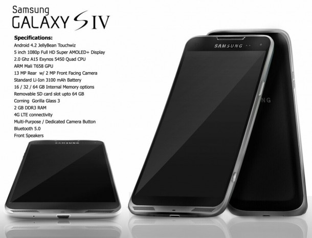 Könnte so das Galaxy S4 aussehen? (Foto: Twitter)