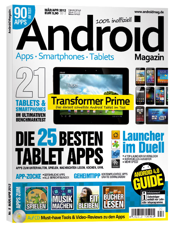Titelblatt Android Magazin 5