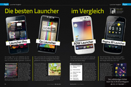 Launcher im Vergleich (2/4 Seiten)