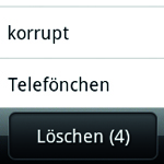 Wörterbuch korrigieren