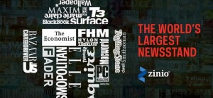 Zinio Reader - Englisches Zeitungskiosk für die Hosentasche